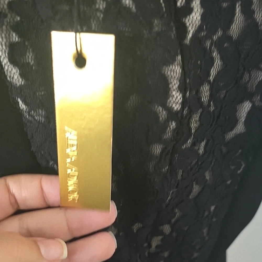 Alexia Admor Black Dress with Lace Accents - Picture 5 of 5